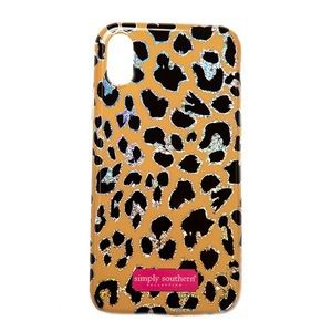 Simply Southern iPhone XS Max leopard phone case